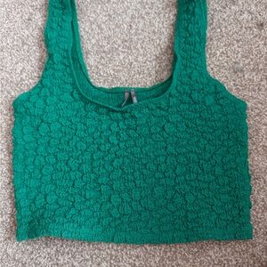Anthropologie Green Tank